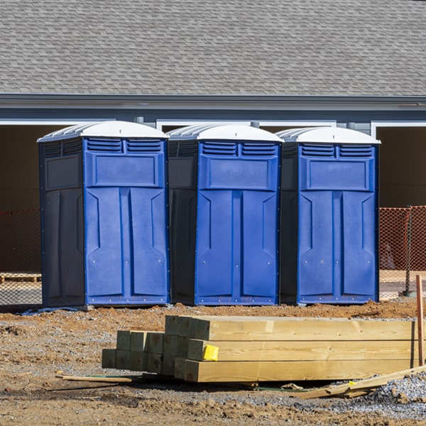 are there any restrictions on where i can place the portable restrooms during my rental period in Camden SC